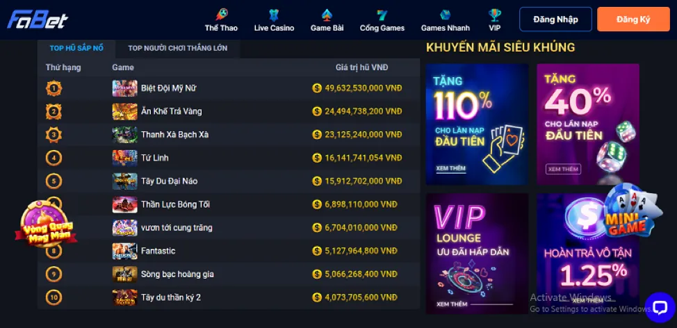 Chương trình VIP độc quyền OK8368